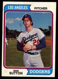 1974 Topps Baseball DON SUTTON