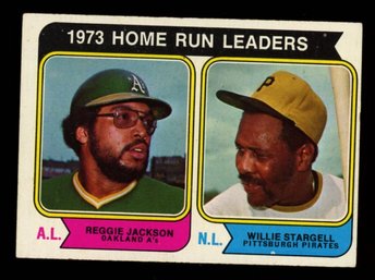 1973 TOPPS BASEBALL HOME RUN LEADERS STARGILL / JACKSON