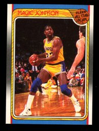 1988 Fleer Basketball Magic Johnson All-star