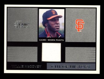 2002 FLEER GREATS WILLIE MCCOVEY GAME USED RELIC
