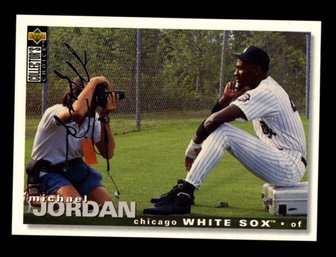 1995 UPPER DECK MICHAEL JORDAN WHITE SOX ROOKIE
