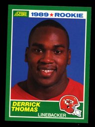 1989 SCORE FOOTBALL DERRICK THOMAS ROOKIE CARD