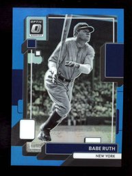 Babe Ruth 2022 Donruss Holo Blue #'d /50