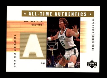 2002 Upper Deck All-time Authentic's Bill Walton Game Used Relic