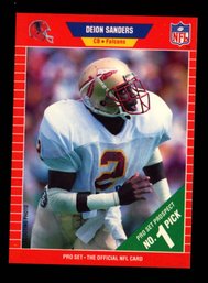 1989 Pro Set Prospect Deion Sanders Rookie