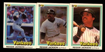 1981 Donruss Reggie Jackson Lot