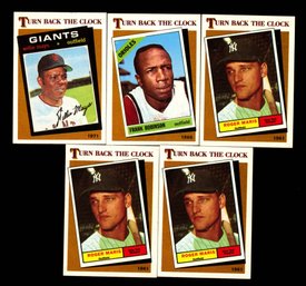 1986 Topps Turn Back The Clock Set Willie Mays