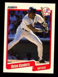 1990 Fleer Deon Sanders Yankees