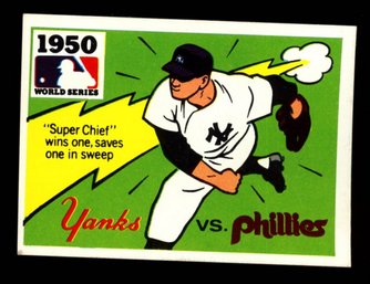 1968 Fleer Laughlin '50 World Series ~ Yankees VS Phillies