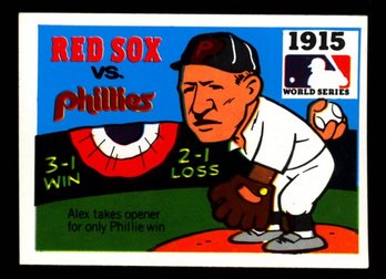 1968 Fleer Laughlin '15 World Series ~ Red Sox VS Phillies