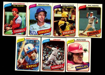 1980 Topps Baseball Set