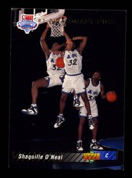 1992-93 Upper Deck '#1 Draft Pick' Shaquille O'Neal Rookie
