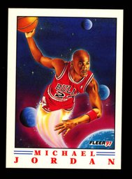 1991 Fleer Illustrations Michael Jordan