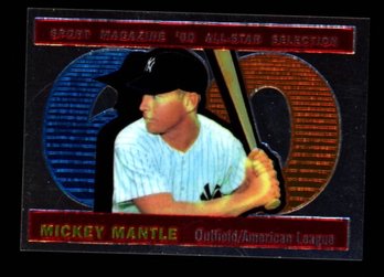 1997 Topps Baseball Mickey Mantle Finest Reprint 1960