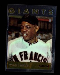 WILLIE MAYS 1997 Topps Finest Mays Giants