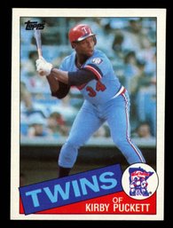 1985 Topps Baseball Kirby Puckett Rookie Card