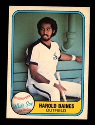 1981 Fleer Baseball Harold Baines Rookie Card