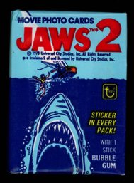JAWS TRADING CARD FACTORY SEALED PACK 1978