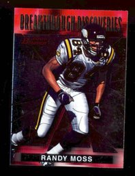 2000 Bowman Football Breakthrough Discoveries RANDY MOSS