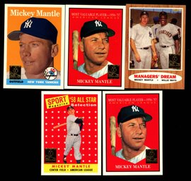 MICKEY MANTLE THROWBACK 1996 TOPPS
