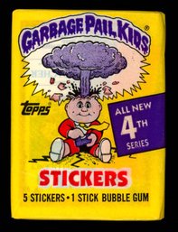 1986 Topps GARBAGE PAIL KIDS GPK 4TH SERIES PACK FACTORY SEALED