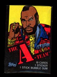 1983 TOPPS THE A TEAM TRADING CARD PACK FACTORY SEALED