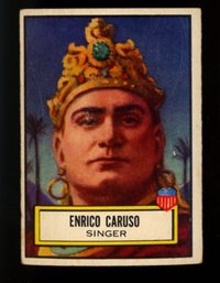 1952 TOPPS LOOK N SEE ENRICO CARUSO