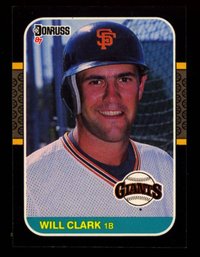 1987 Donruss Baseball Will Clark Rookie