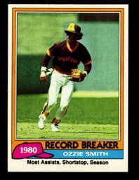 1981 Topps Baseball Ozzie Smith
