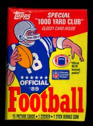 1989 TOPPS FOOTBALL PACK FACTORY SEALED