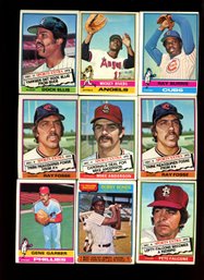 1976 TOPPS BASEBALL LOT