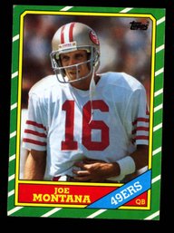 1986 TOPPS FOOTBALL JOE MONTANA