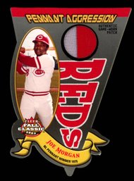 2003 Fleer Pennant Aggression Joe Morgan Patch Relic