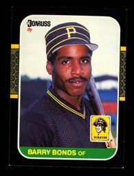 1987 Donruss Baseball Barry Bonds Rookie