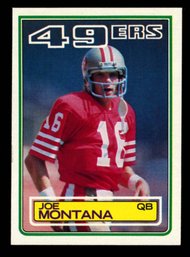 1983 Topps Football Joe Montana