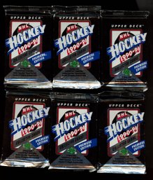 1990-91 Upper Deck Hockey Premiere Edition Packs Factory Sealed