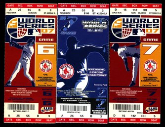 Boston Red Sox World Series Phantom Ticket Lot