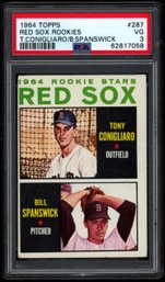 1964 TOPPS BASEBALL RED SOX ROOKIES TONY CONIGLIARO ROOKIE PSA 3