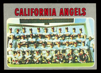 1970 TOPPS BASEBALL ANGELS TEAM CARD