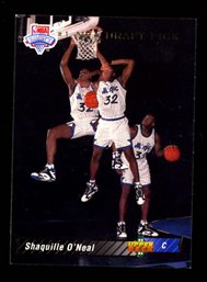 SHAQUILLE O'NEAL UPPER DECK DRAFT ROOKIE