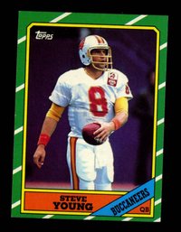 1986 TOPPS FOOTBALL STEVE YOUNG ROOKIE