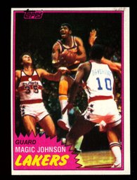 1981 Topps Basketball MAGIC JOHNSON