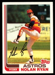 1982 Topps Baseball Nolan Ryan