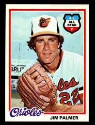 1978 Topps Baseball Jim Palmer