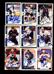 NHL HOCKEY AUTOGRAPH CARD LOT