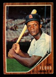 1962 Topps BASEBALL CURT FLOOD