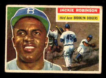 1956 TOPPS BASEBALL #30 JACKIE ROBINSON