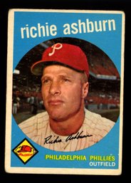 1959 TOPPS BASEBALL RICHIE ASHBURN