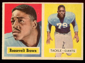 1957 Topps Football Roosevelt Brown