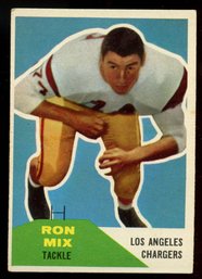 1960 Fleer Football Ron Mix Rookie